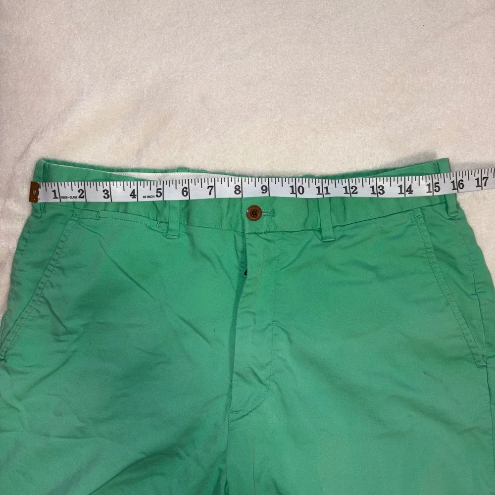 POLO RALPH LAUREN Chino Shorts Mens 32 Green Stretch Classic Fit 9